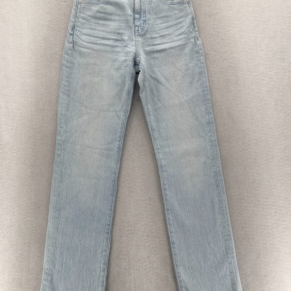 Madewell Blue Straight Leg Jeans Timeless Style - Picture 13 of 13